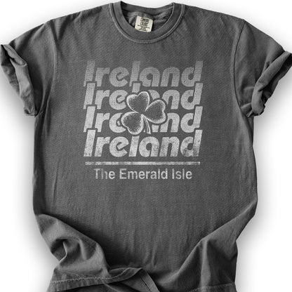 Ireland Retro Echo T-shirt - Pepper