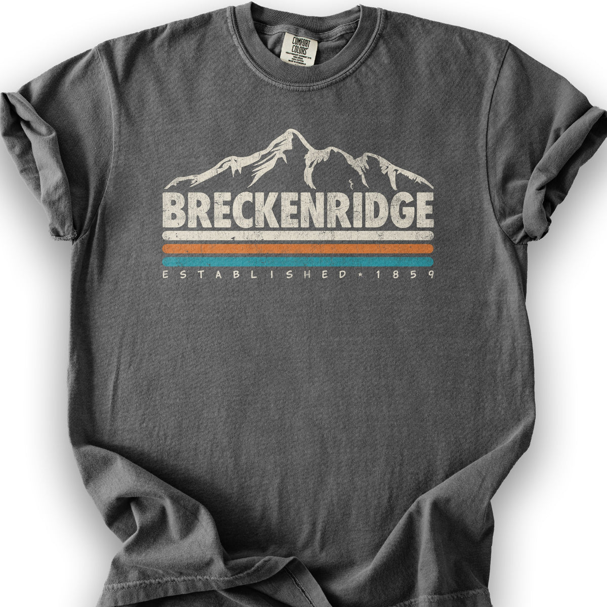 Breckenridge Retro Stripe T-Shirt - Pepper