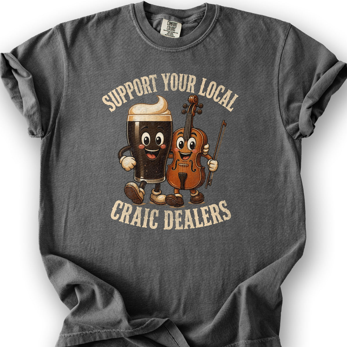 Craic Dealers T-Shirt - Pepper