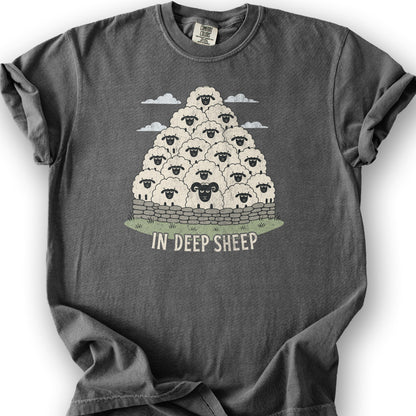 In Deep Sheep T-Shirt - Pepper