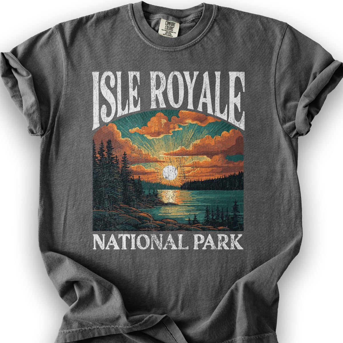 Isle Royale National Park "Big and Bold" T-Shirt - Pepper