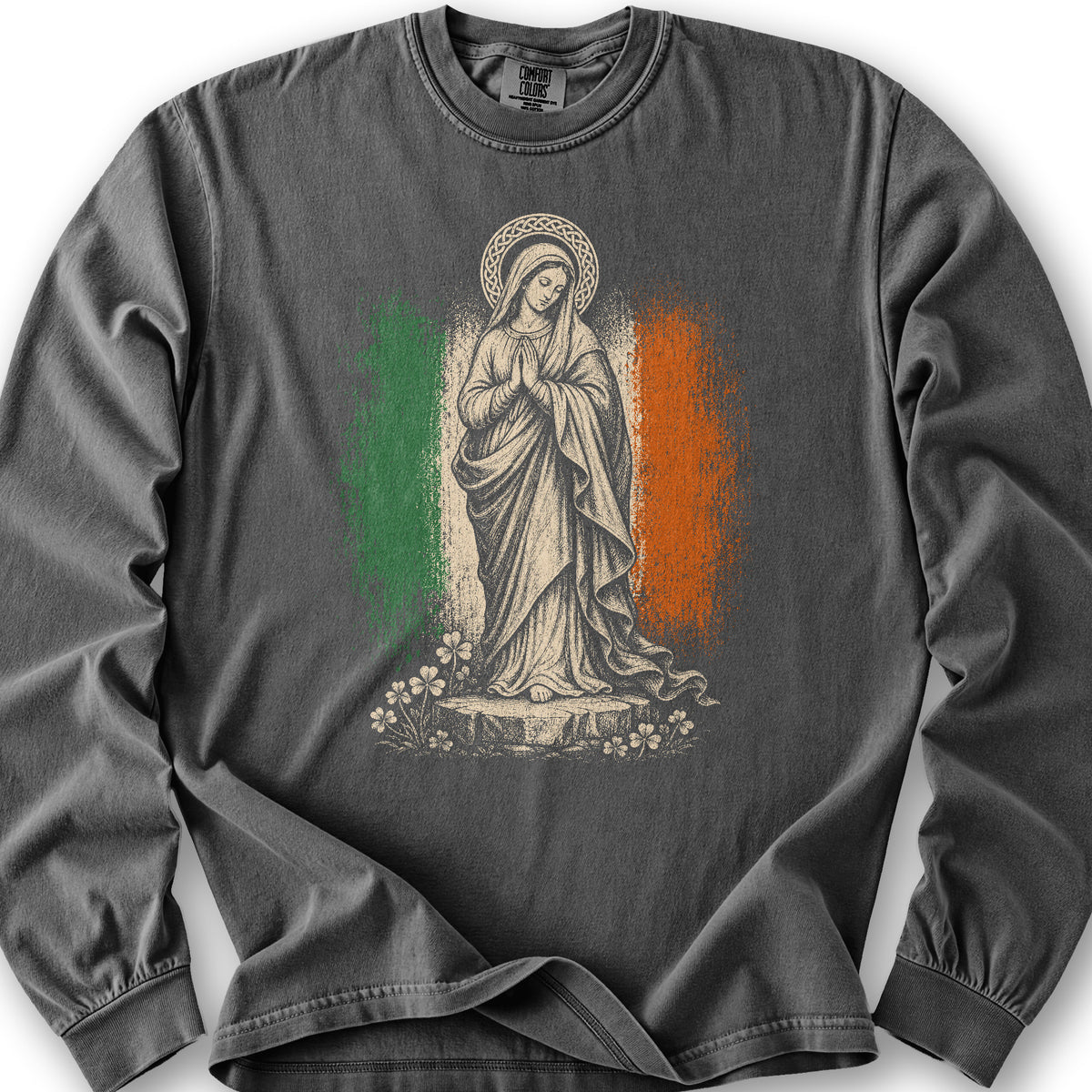 Our Lady Ireland Long Sleeve Shirt - Pepper