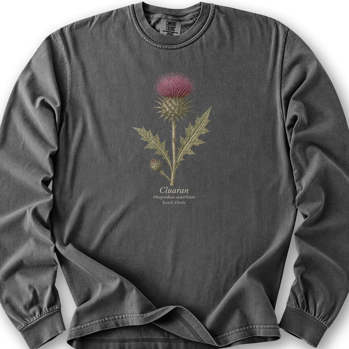 Cluaran Thistle Long Sleeve Shirt - Pepper
