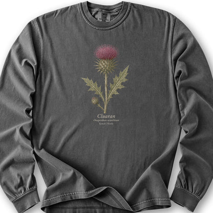 Cluaran Thistle Long Sleeve Shirt - Pepper