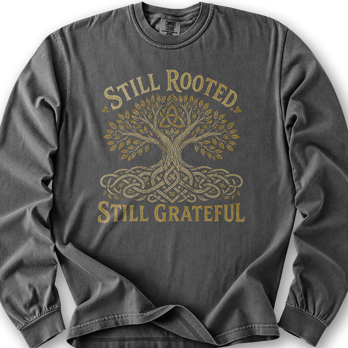 Still Rooted Long Sleeve Shirt - Pepper