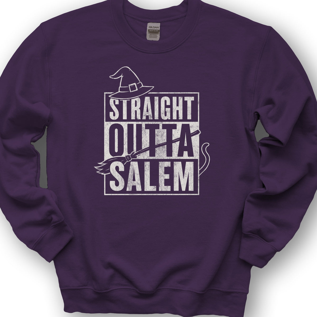 Straight Outta Salem Sweatshirt - Purple