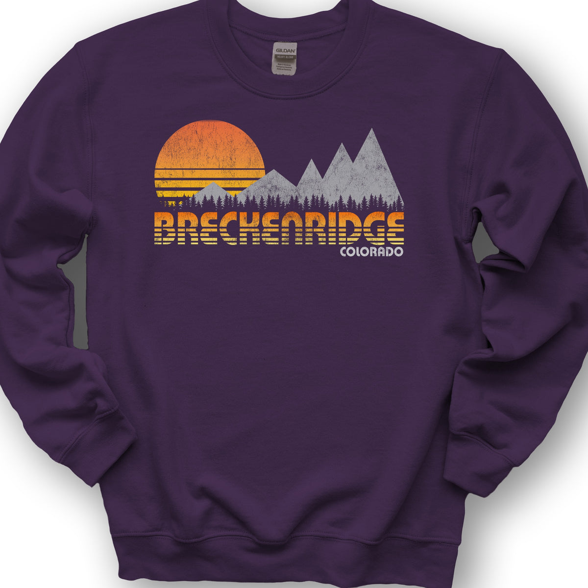 Breckinridge "80's Retro" Sweatshirt - Purple