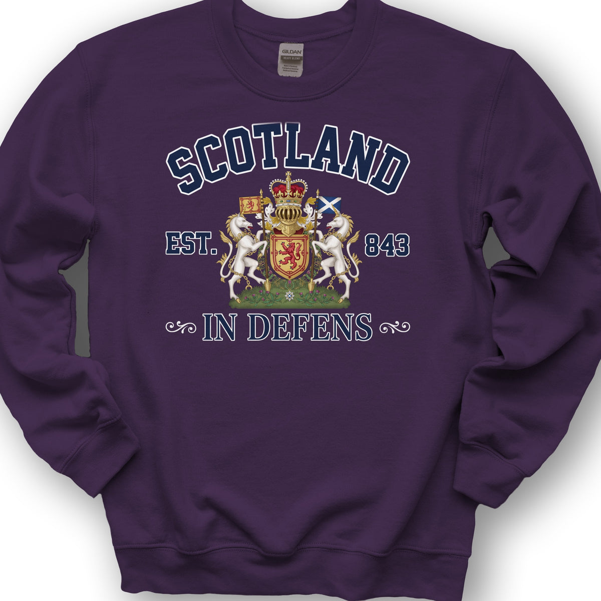 Scotland In Defens Sweatshirt - Purple