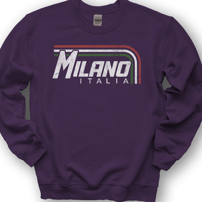 Milano Stripes Sweatshirt - Purple