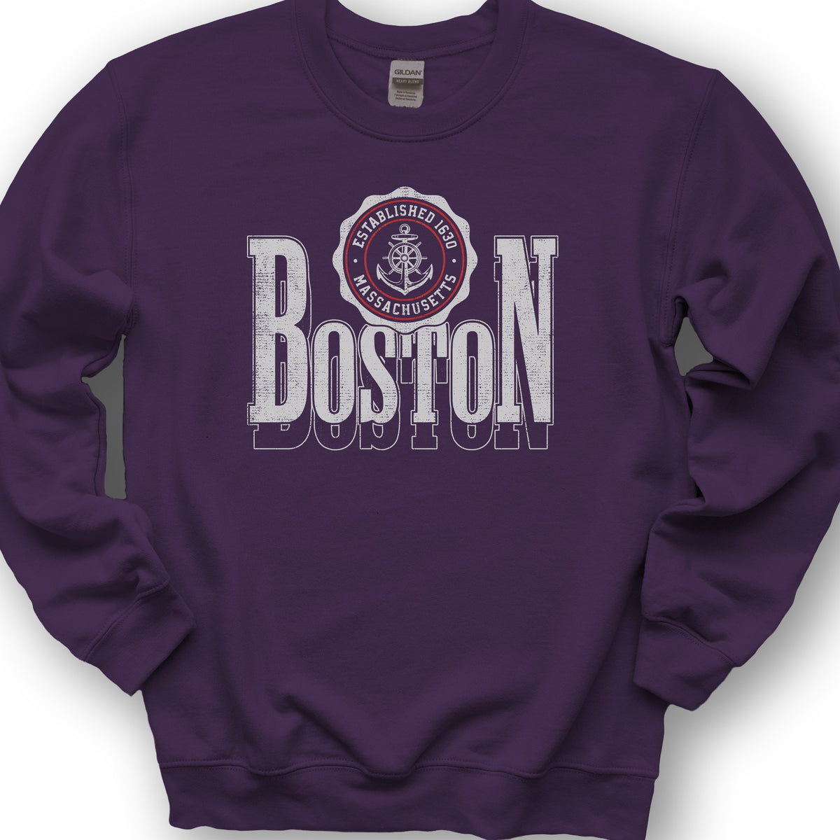 Boston Scoop Sweatshirt - Purple