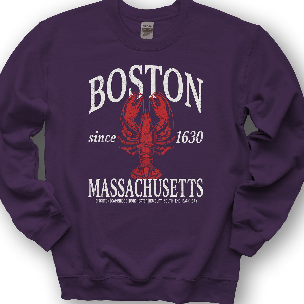 Boston Classic Lobster Sweatshirt - Purple