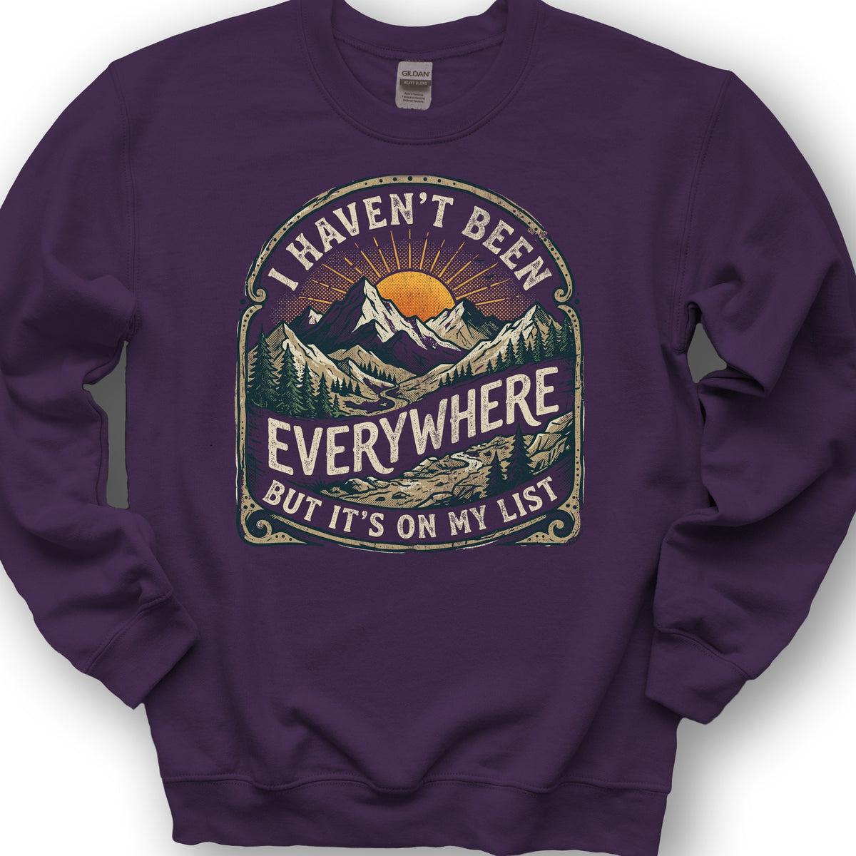 On My List Sweatshirt - Purple