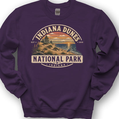 Indiana Dunes Medallion Sweatshirt - Purple