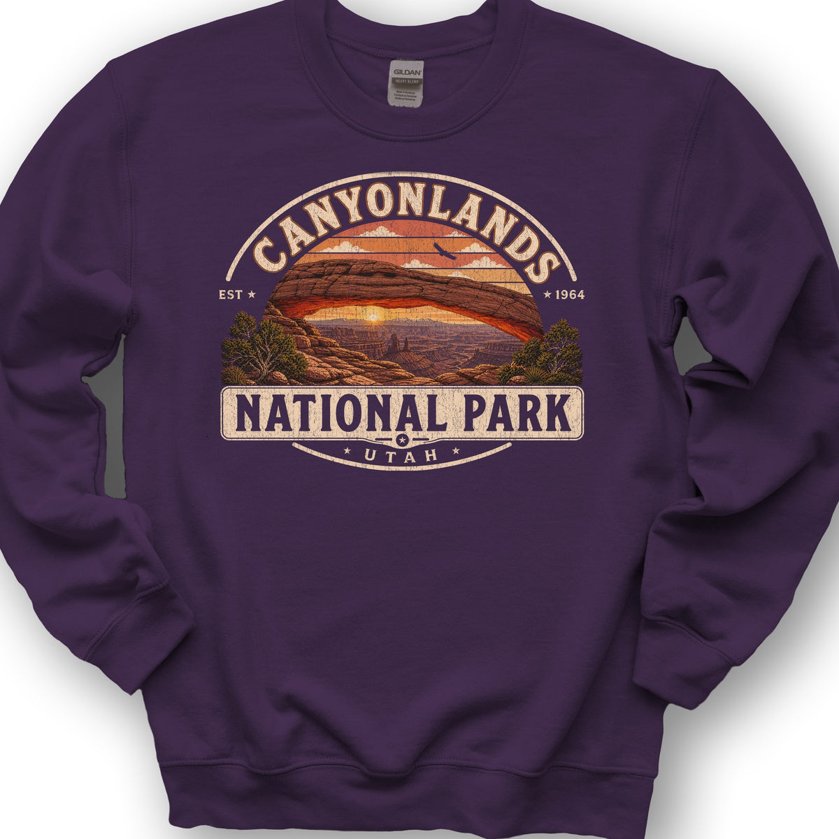 Canyonlands Medallion Sweatshirt - Purple