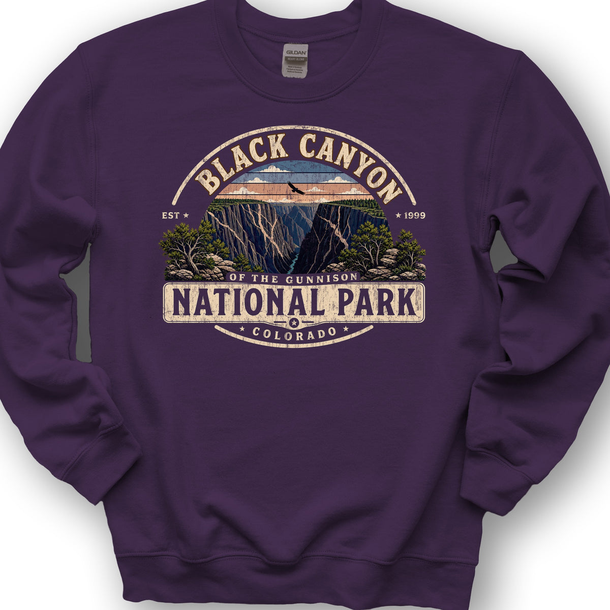 Black Canyon Medallion Sweatshirt - Purple