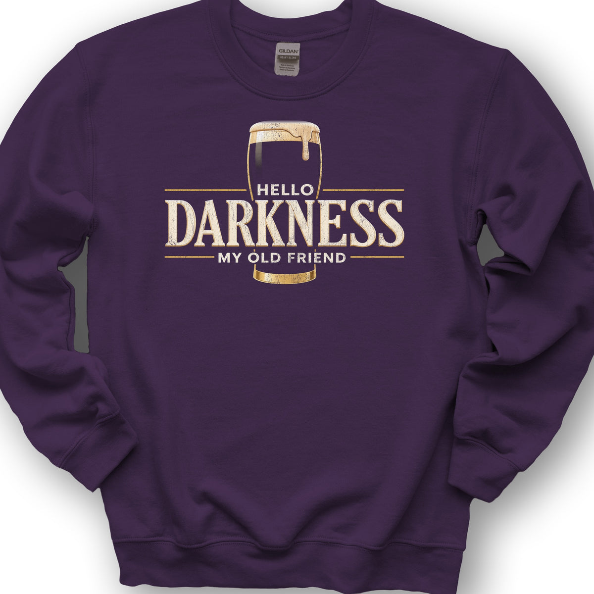 Darkness My Old Friend Sweatshirt - Purple