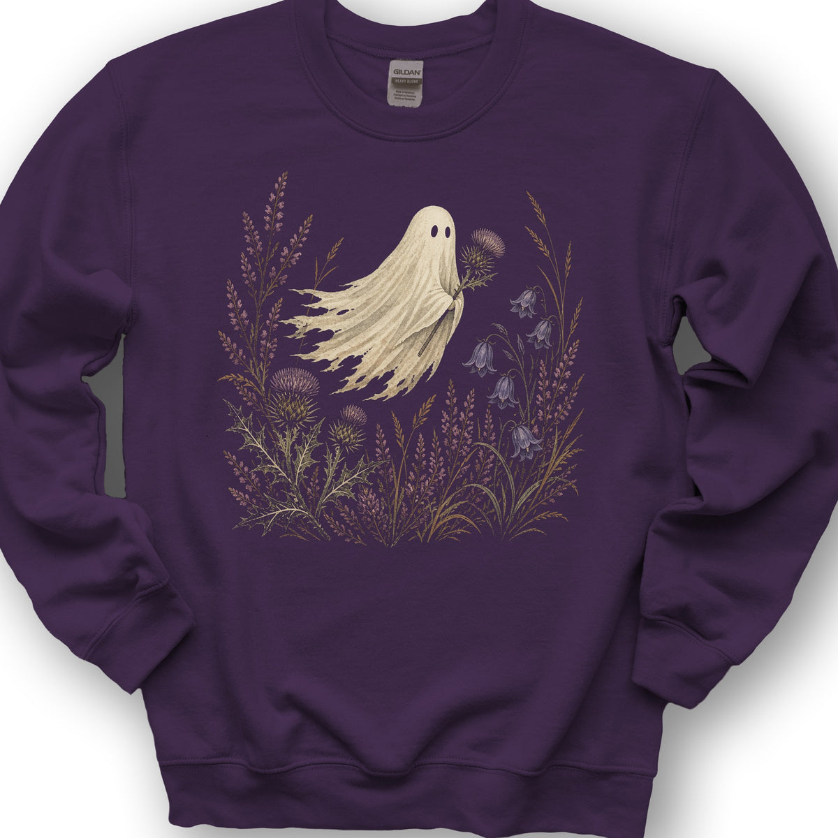 Thistle Ghost Florals Sweatshirt - Purple