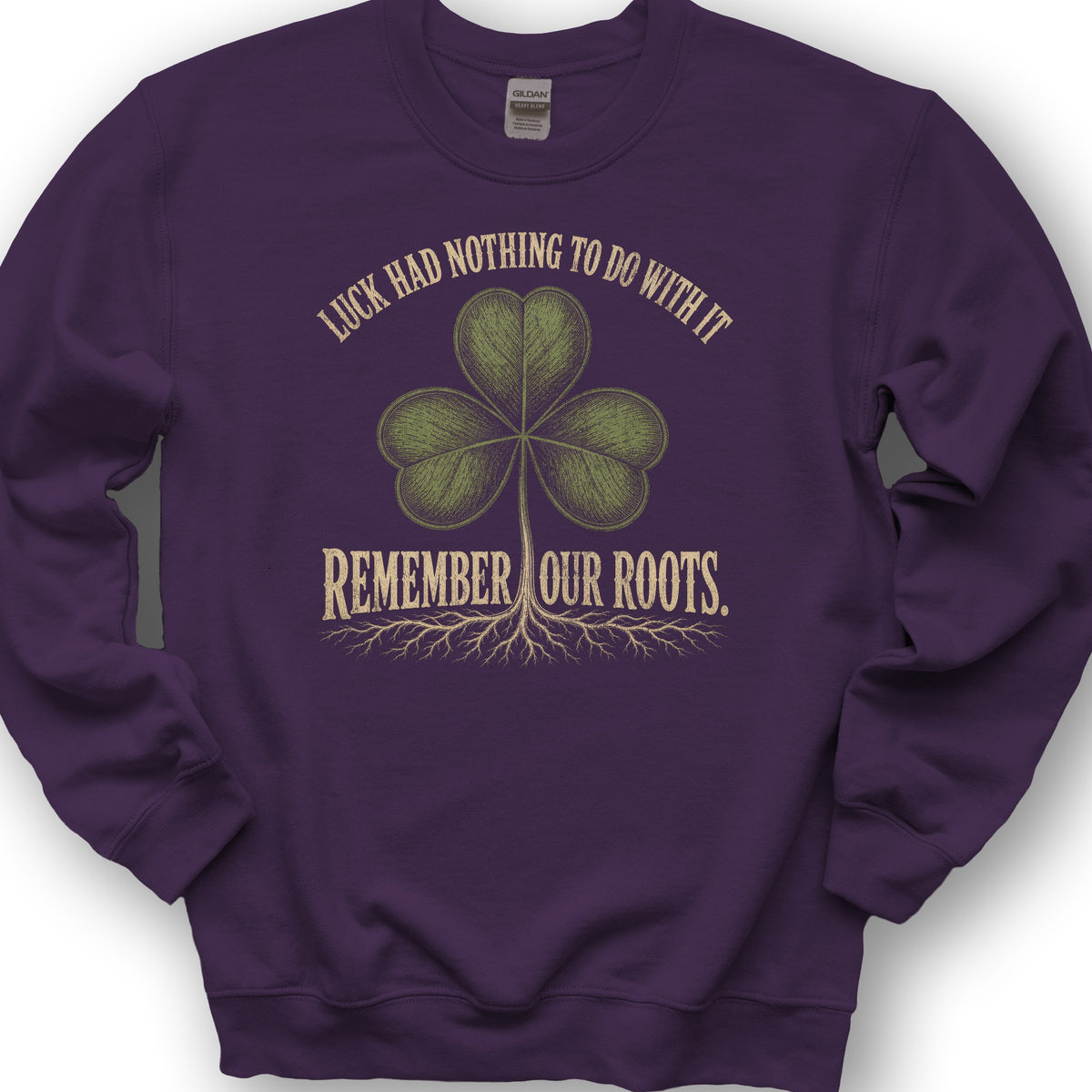 Remember Our Roots Sweatshirt - Purple