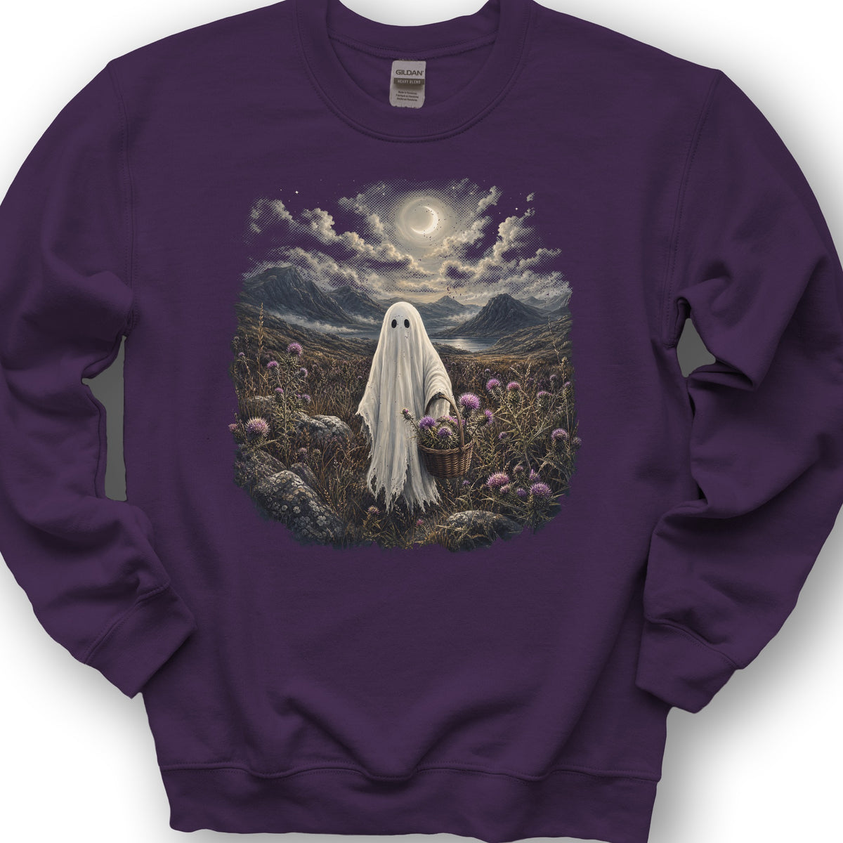 Ghost In the Glen Sweatshirt - Purple