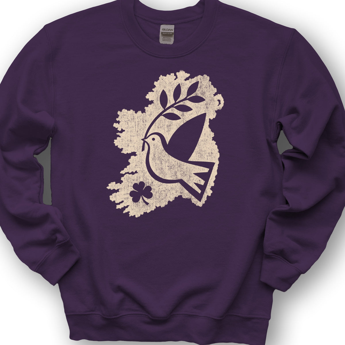 Éire Olive Branch Sweatshirt - Purple