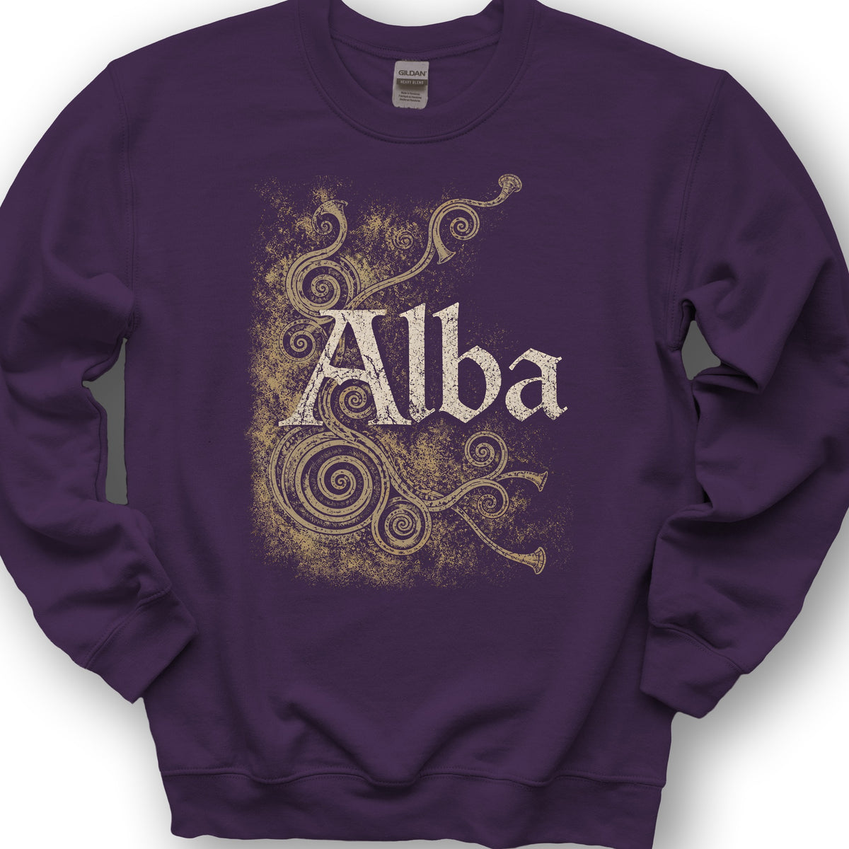 Alba Ancient Spirals Sweatshirt - Purple