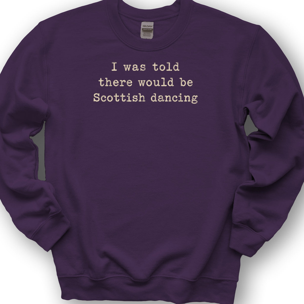 Scottish Dancing Sweatshirt - Purple