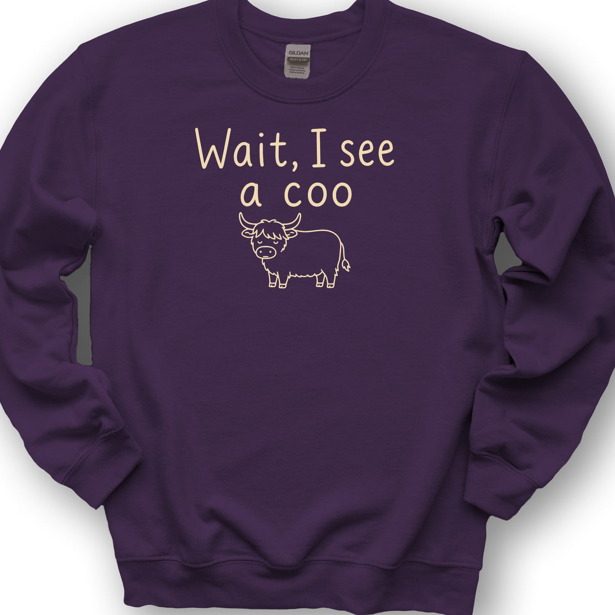 Wait I See A Coo Sweatshirt - Purple