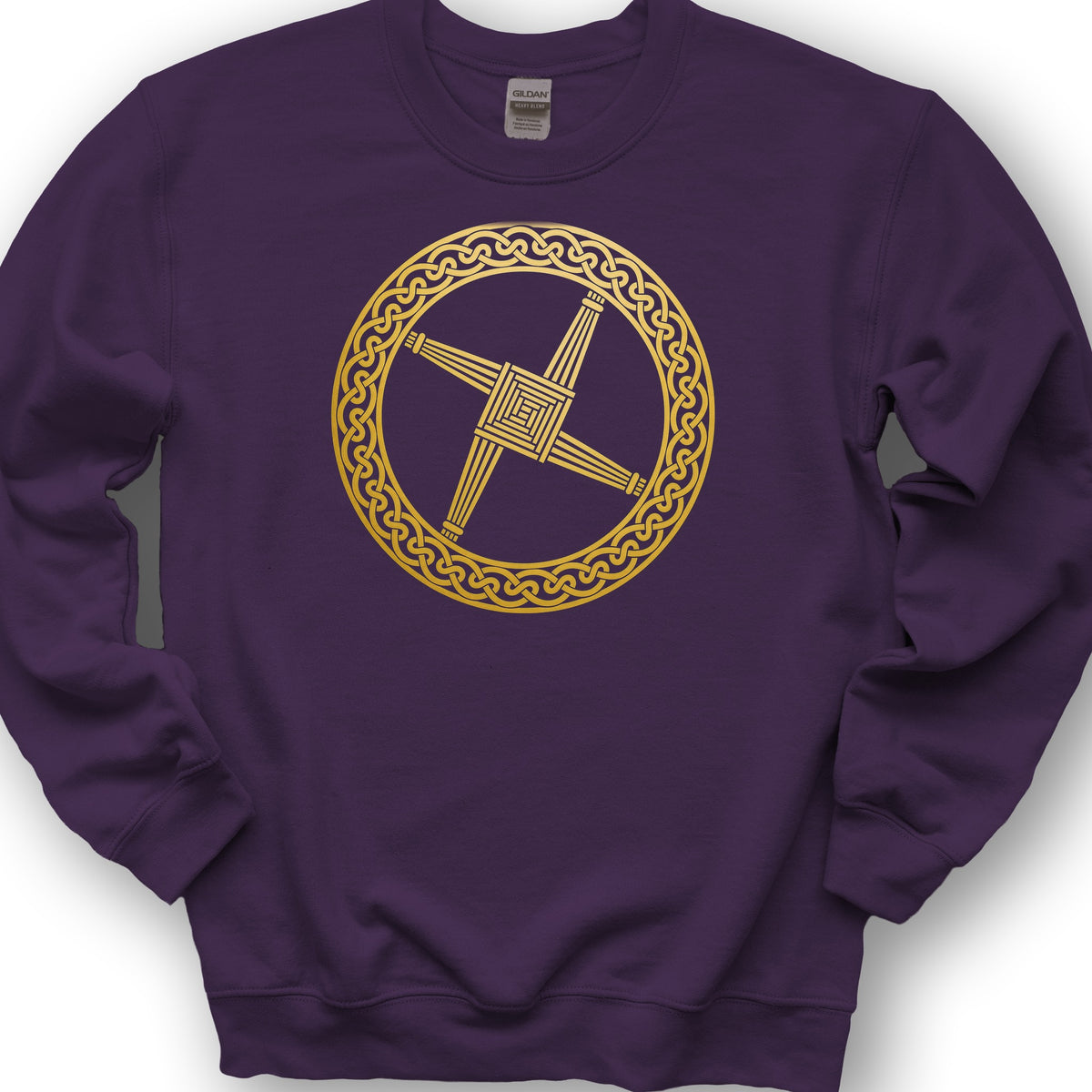 St Brigids Cross Sweatshirt - Purple