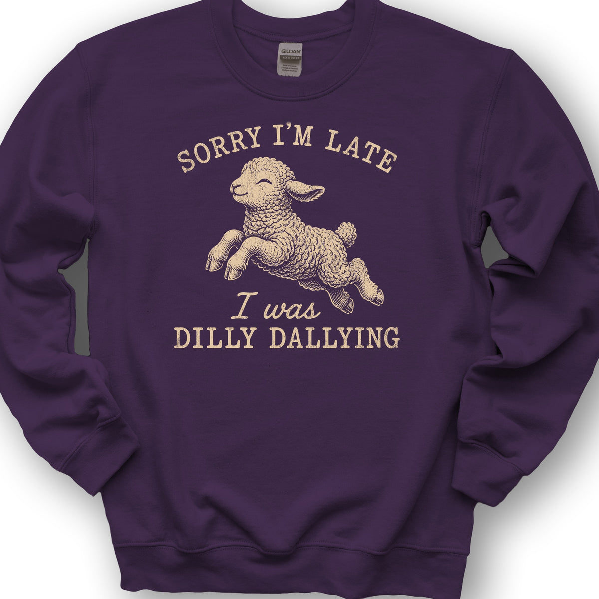 Dilly Dallying Sweatshirt - Purple