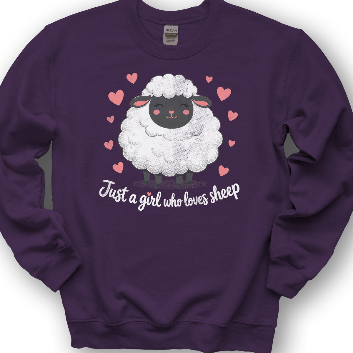 Just A Girl Sheep Sweatshirt