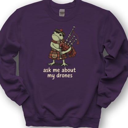 Bagpipe Frog Sweatshirt