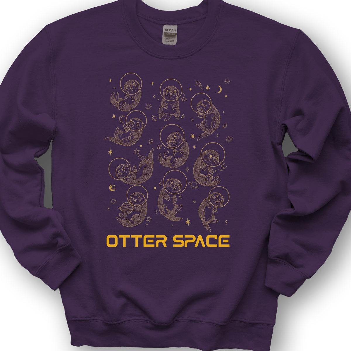 Otter Space Sweatshirt - Purple