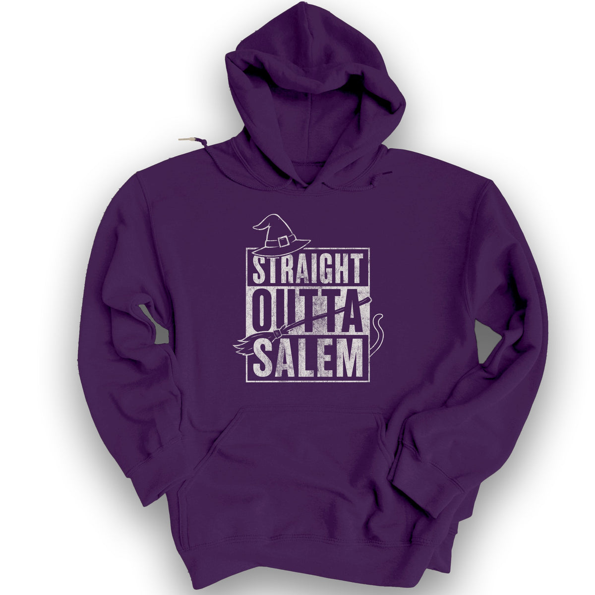 Straight Outta Salem Hoodie - Purple