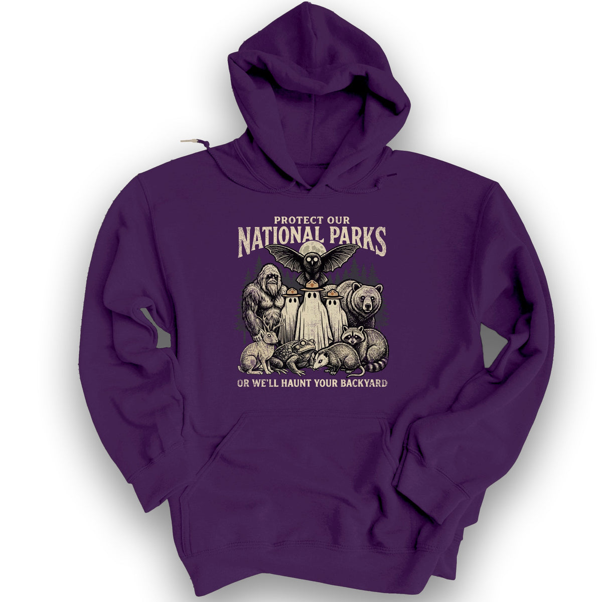 National Parks Backyard Haunt Hoodie - Purple