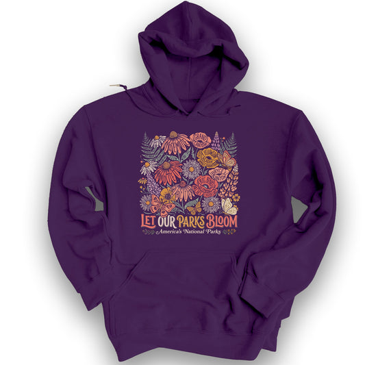 Let Our Parks Bloom Hoodie - Purple