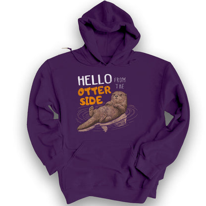 Hello From the Otter Side Hoodie - Purple