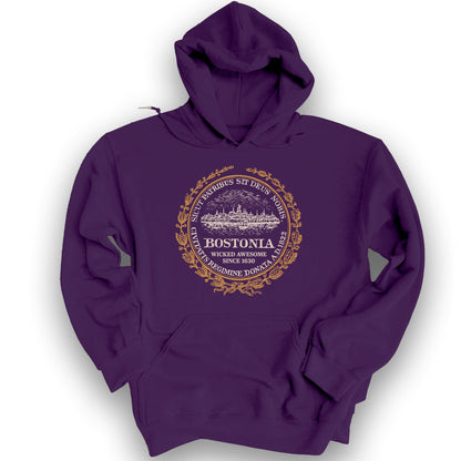 Bostonia Wicked Awesome Hoodie - Purple