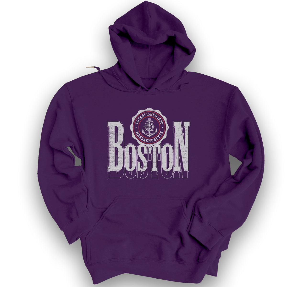 Boston Scoop Hoodie - Purple