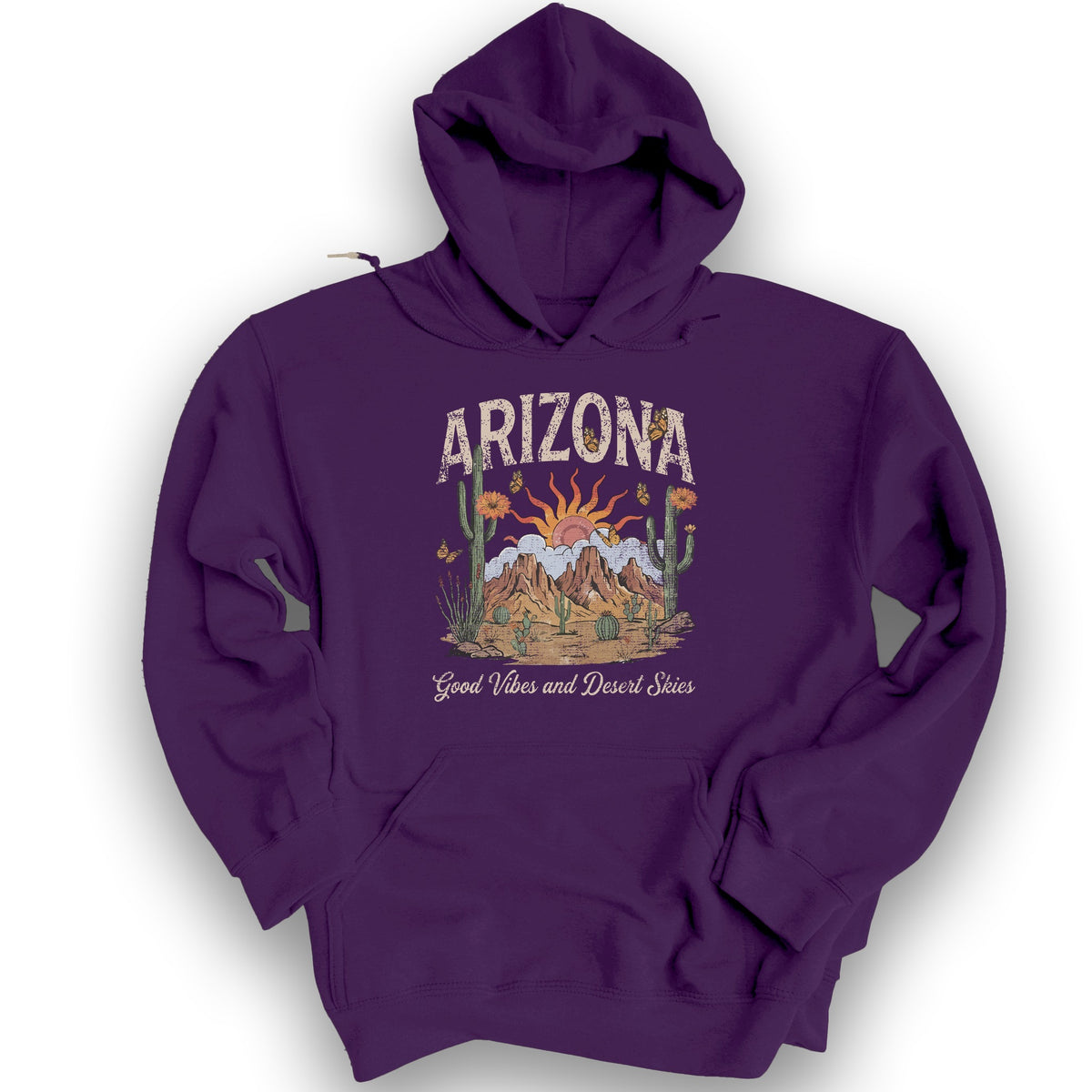 Arizona Good Vibes Hoodie - Purple