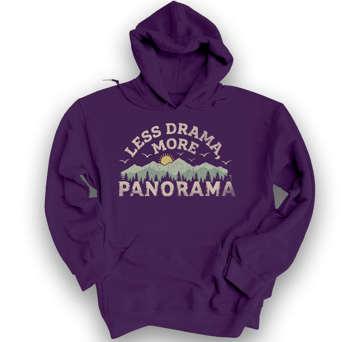 Less Drama More Panorama Hoodie - Purple