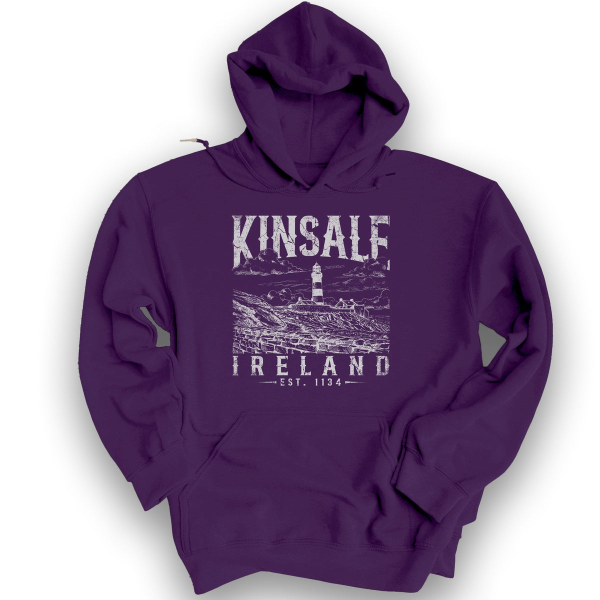 Kinsale Ireland Hoodie - Purple