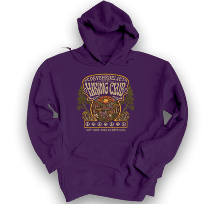 Pyschedelic Hiking Club V2 Hoodie - Purple
