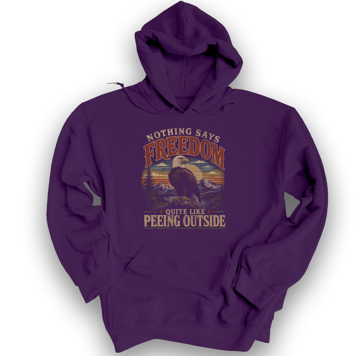 Nothing Says Freedom Hoodie - Purple