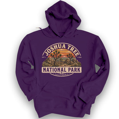 Joshua Tree Medallion Hoodie - Purple