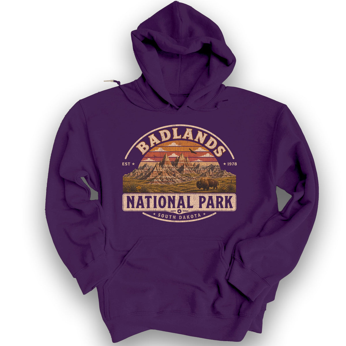 Badlands Medallion Hoodie - Purple
