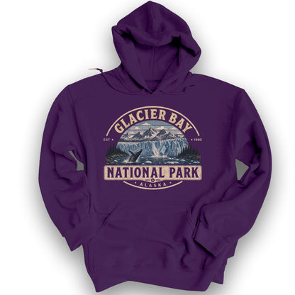 Glacier Bay Medallion Hoodie - Purple