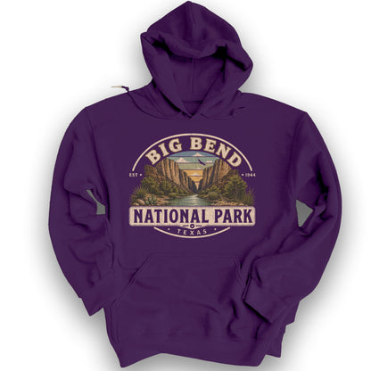 Big Bend Medallion Hoodie - Purple