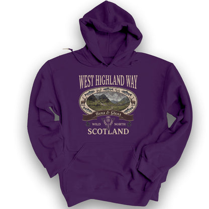 West Highland Way Heritage Hoodie - Purple