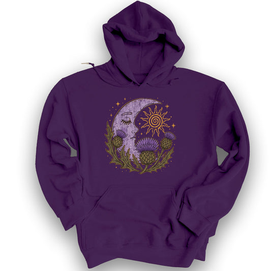 Thistle Moon Hoodie - Purple