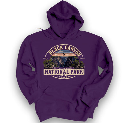 Black Canyon Medallion Hoodie - Purple